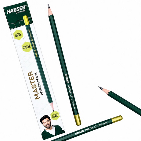 Hauser Master premium xtra dark pencil 10pcs