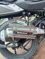 T.v.s Raider silencer guard stainless still box padani silencer cover. 