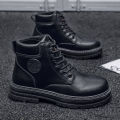【selevn roind】 Men High-top Boots Quality Suede Leather Men Boots Warm Winter Ankle Boots Men 2023 New Outdoor Winter Work Shoes Walking Boots. 