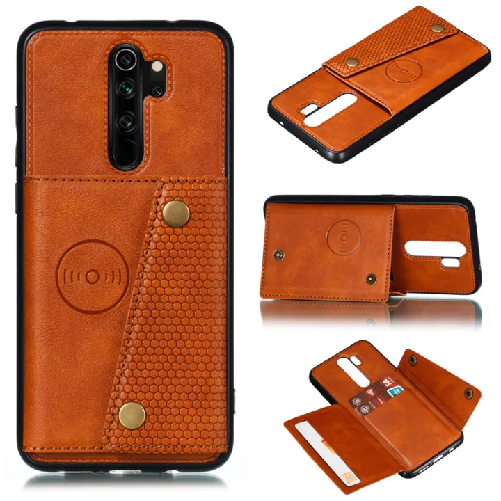 For Xiaomi Redmi Note 8 Pro Case Car Magnetic Card Holder Slotsrelax Leather Phone Case For Redmi Note8 Note 8Pro Wallet Back Cover