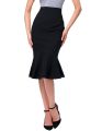 2022 New Fashion Women's Causal Mermaid Hips-Wrapped Pencil Skirt Fishtail Skirt Slim High Waist A-line Dress XS-8XL. 