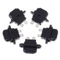 5 PCS Fuse Holders Auto Blade Standard Car Fuses Socket Replacement for Cars Holder Box with Cover Automobiles Accessories Parts.