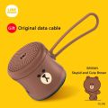EWA A119 Bluetooth Speaker LINE FRIENDS Oak Fruit Waterproof MiNi Wireles Cartoon Portable Subwoofer Gift Phone Computer Speaker.
