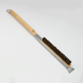 Pizza Oven Brush Barbecue Wooden Handle Scraper Cleaning Household. 