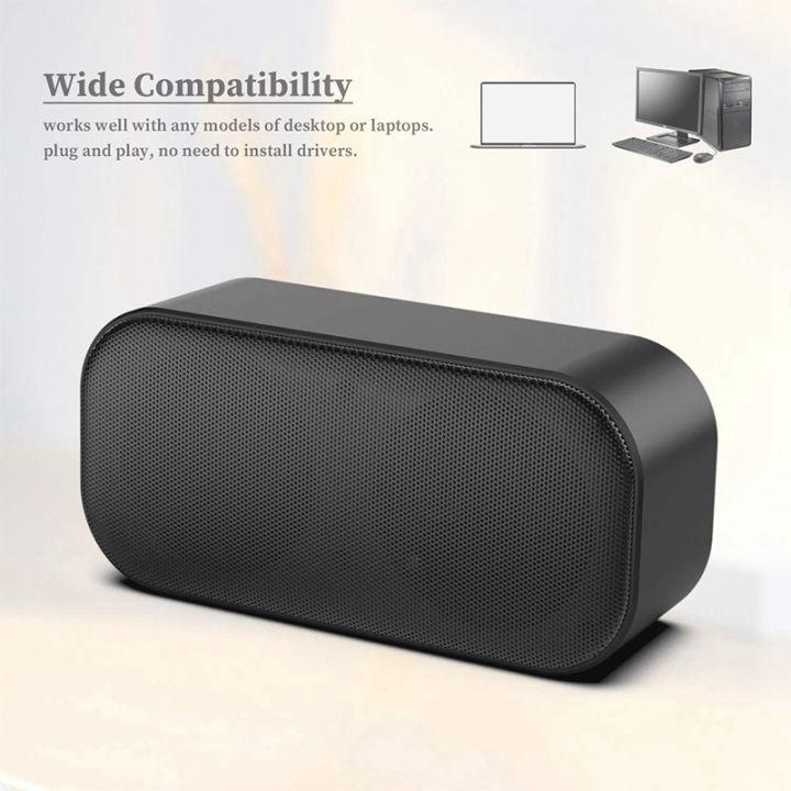 Portable USB Computer Speaker for TV/Laptop/Computer Plug and Play 