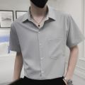 HUILISHI 7COLOR men's high quality solid color Korean fashion casual polo shirt suitable for office and wedding. 