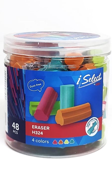 Deli%20i-select%20H324%20Dust-Free%20Pencil%20Erasers%204-PCS%20-%20Assorted%20Colors%20-%20Image%203