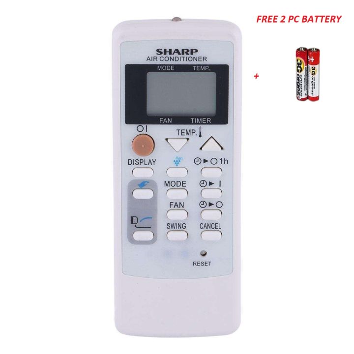 SHARP AC Remote WITH FREE 2 PC BATTERY