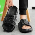 Crocodile Slippers For Men Beach Outdoor Sandals Indoor Soft Thick Sole Slides Casual Shoes Mens Flip-flops Home Slippers Slides. 