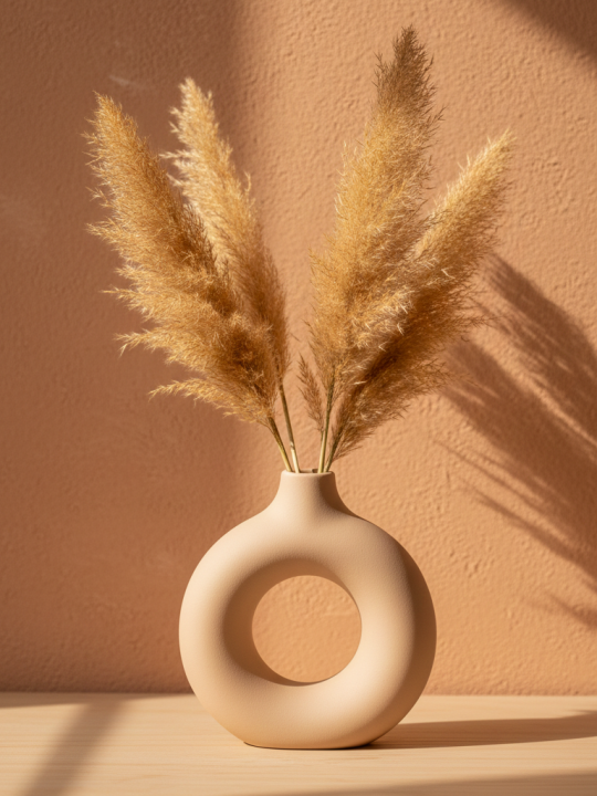 Modern%20Donut%20Flower%20Vase%20%E2%80%93%20Decorative%20Gypsum%20Home%20Decor%20-%20Image%203