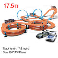 1:64 Railcar Toy Track Scalextric Slot Car Agm Sonic Storm Rc Double Race Car Diy Splicing Runway Boy's Gift. 