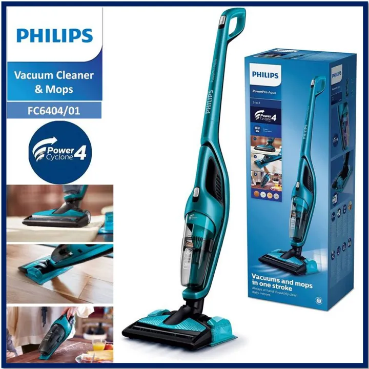 Philips FC6404/01 PowerPro Aqua Vacuum Cleaner & Mop