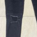 Streetwear Mens Straight Jeans Men Side Straps and Zips Biker Casual Slim Fit Black Goth Trousers Men Punk Skinny Denim Pants.