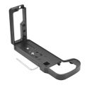 Quick Release Plate Camera Hand Grip Vertical Bracket for GFX100S 50SII Camera Quick Release L Plate Black.