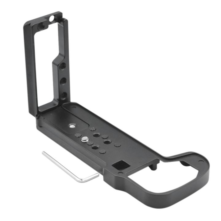 Quick Release Plate Camera Hand Grip Vertical Bracket for GFX100S 50SII Camera Quick Release L Plate Black