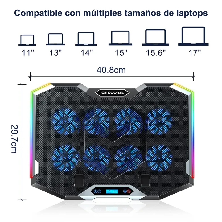 Laptop%20Cooling%20Pad,%208%20Fans%206%20Gear%20Laptop%20Cooler,%206%20Height%20Adjustable%20Laptop%20Stand,%20RGB%20Gaming%20Cooling%20Pad%20for%2011-17.3%20inches%20Laptop%20-%20Image%208