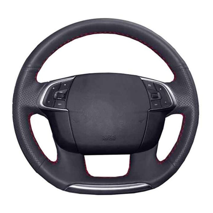 Car%20Steering%20Wheel%20Cover%20For%20Citroen%20C4%20C4L%202011-2015%20DS4%20Customize%20DIY%20Steering%20Wrap%20Microfiber%20Leather%20Hand%20Sewing%20-%20Image%204
