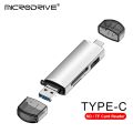 6 in 1 OTG SD TF Card Reader High-speed Transmission Adapter USB Flash Drive Adapter Type C USB2.0 Micro USB Card Reader for PC.