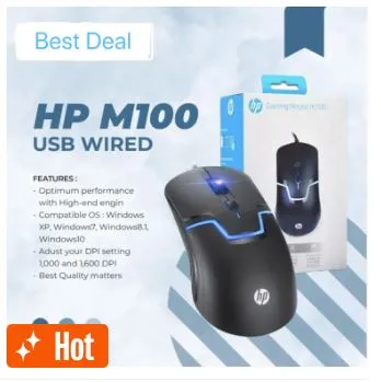 HP%20M100%20USB%20Wired%20Gaming%20Optical%20Mouse%20with%20LED%20Backlight%20And%20Adjustable%201000/1600%20DPI%20Settings,%203%20Buttons%20For%20Gaming%20Gamers%20-%20Image%202