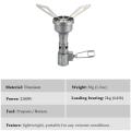 Titanium Stove Camping Stove Outdoor Stove Mini-stove Ultralight Pocket Gas Cooking Stove. 