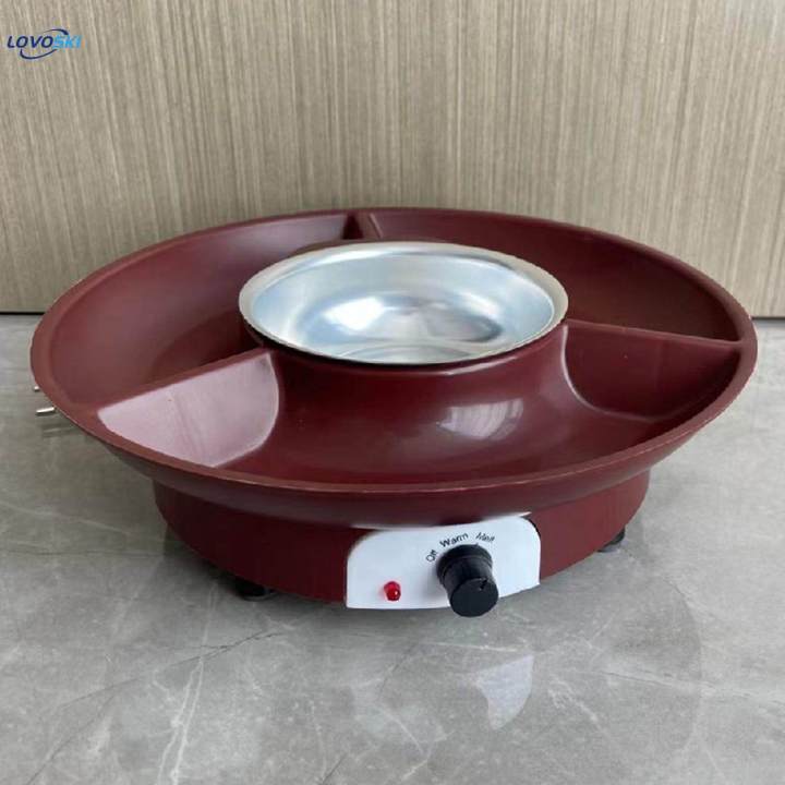 Chocolate%20Fondue%20Fountain%20for%20BBQ%20Sauce%20Practical%20Date%20Night%20Idea%20Antirust%20Stainless%20Steel%20Heated%20-%20Image%203
