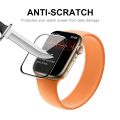 (Ready Stock)10 PCS ENKAY Hat-Prince 3D Curved Edge Full Coverage Full Tempered Glass HD Screen Protector Film For Apple Watch Series 7 45mm. 