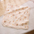 Muslin Squares Baby Gauze Cotton Printed Summer Blanket Swaddle Wrap Newborn Stuff Throw Blankets Baby Bedding Mulch. 