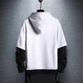 Hoodie Sweatshirt Mens  Hop Pullover Hoodies Streetwear Casual Fashion Clothes colorblock hoodie  cotton. 