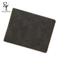 Sunnyheart Slim Wallet Ultra-thin Large Capacity Bi-fold Male Money Clip.