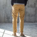 Slim-Fit Chino Gabardine Pants - Khaki - Formal Pant. 