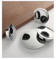 60mm Stainless Steel Round Table Wire Hole Covers Outlet Port Computer PC Desk Cable Grommet Line Holder- 1pics. 