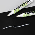 1 PC White Marker Pen Oily Waterproof Plastic Gel Pen for Writing Drawing White DIY Album Graffiti Pen Stationery for Notebook. 