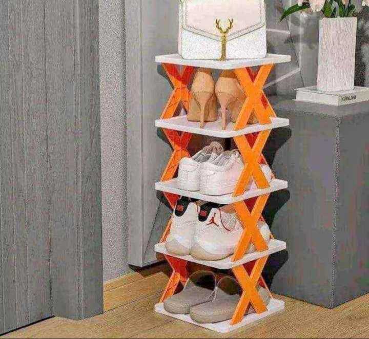 5%20Layers%20Simple%20Shoe%20Rack%20Folding%20Shoe%20Cabinet%20Multi-layer%20Shoes%20Storage%20Organizer%20Space-Saving%20Shoes%20Shelf%20Door%20Color%20Matching%20Cabinets%20-%20Image%202