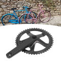 Aluminum Alloy 144 BCD 48T Single Speed Crankset Bike Crank Arm Bicycle Cran MNJ.