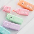 6 Colors/set Kawaii Mini Highlighter Cute Markers Pastel Drawing Pen School and Office Art Stationery Supplies. 