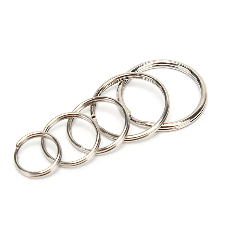 Key Chain 100pcs lot Key Rings DIY Metal Key Holder Split Rings Hoop Metal Loop Keychain Daraz .bd