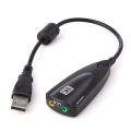 High Quality 5HV2 USB 2.0 Virtual 7.1 Channel Audio External Sound Card. 