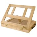 Papertree Table Top Easel with Drawer – Wooden Desktop Painting Easel for Art, Sketching & Display. 