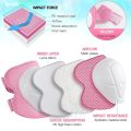Kids Protective Gear Set Knee Pads for Kids 3-7 Years Toddler Knee and Elbow Pads with Wrist Guards for Skating Cycling Bike New. 