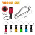 12PCS 1/4Inch Hex Screwdriver Bits Holder Extension(6 Colors). 