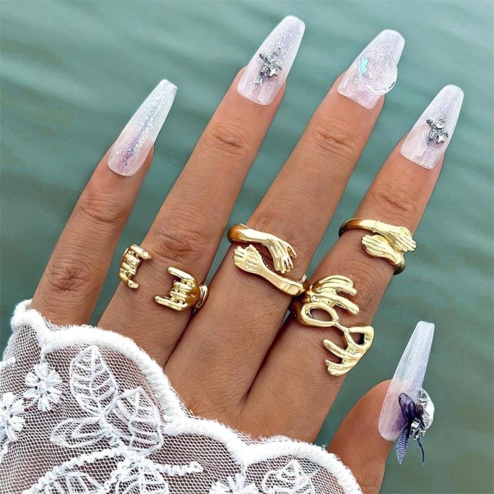 Elegant%20Gold%20Metal%20Exaggerated%20Geometric%20Arcs%20Open%20Ring%20Set%20for%20Women%20Accessories%20-%20Image%206