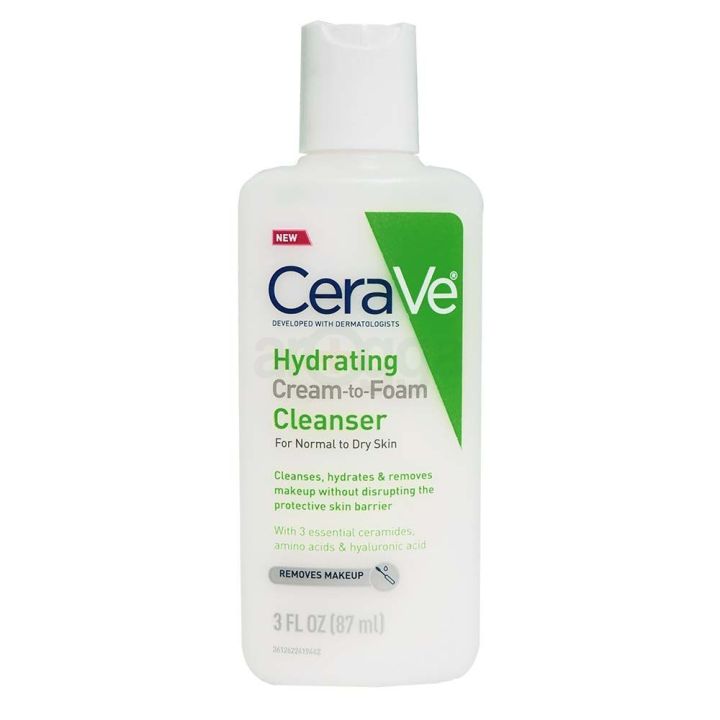 CeraVe Hydrating Cream To Foam Cleanser 87ml
