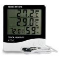 Digital Thermo Hygrometers Thermometer Hygrometer Weather Station Temperature Humidity Meter Indoor Outdoor Sensor Probe.