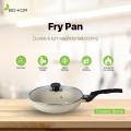 Bd-Kor 28Cm Fry Pan With 28Cm Glass Lid - Experience Professional Cooking Non-Stick Pan Featuring Premium Marble Coating. 