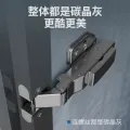 Aluminum hinge damping buffer aluminum alloy glass door narrow frame cabinet two-stage hydraulic aircraft spring. 