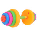 Dumbbell Toy, Plastic Improve Motor Skills Kids Dumbbell Toy for Home. 