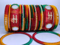Silk Thread Fashion Bangles Set Reshmi Churi Design for Women and Girls in Trendy Colors. 