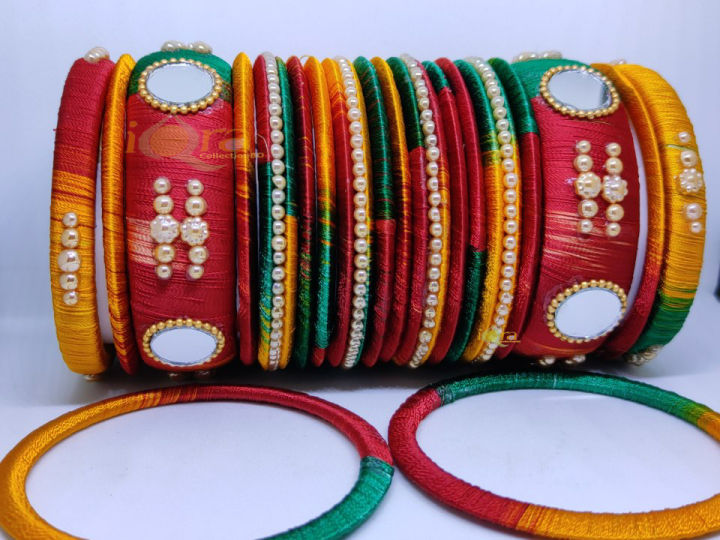 Silk%20Thread%20Fashion%20Bangles%20Set%20Reshmi%20Churi%20Design%20for%20Women%20and%20Girls%20in%20Trendy%20Colors%20-%20Image%206