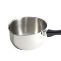 SKB Stainless Steel Milk Pan with Bakelite Long Handle - 16cm. 