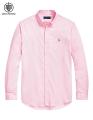 Man's cotton shirt full sleeve shirt Oxford shirt Ralph Lauren shirt - Pink.
